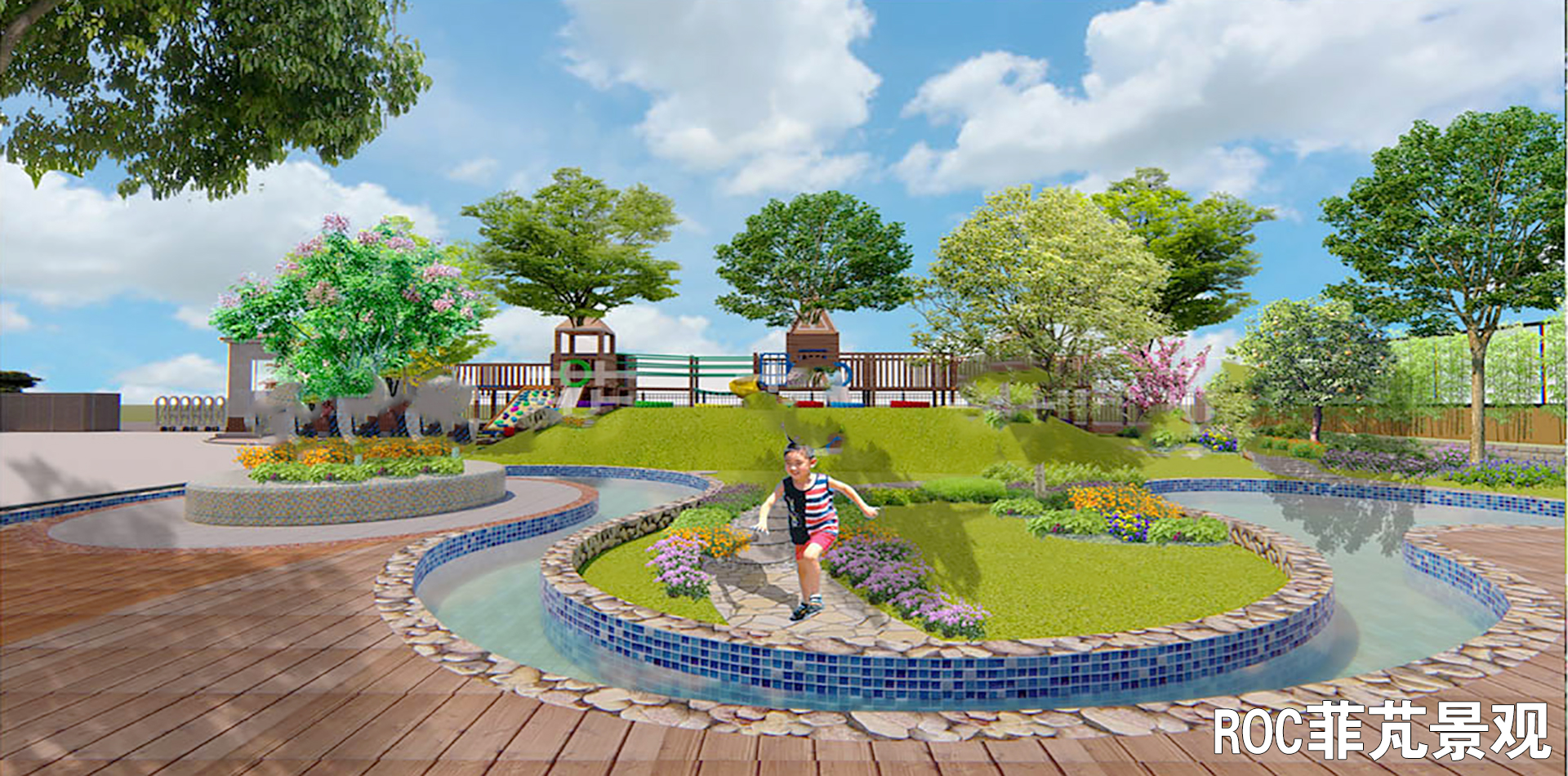 記西江華府第一幼兒園景觀設(shè)計施工一體化項目開工5.jpg